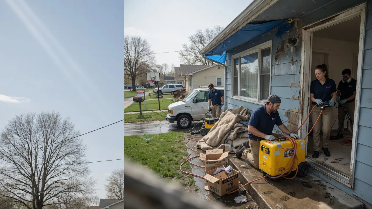 Basement Flood Cleanup in Happy, TX near me